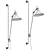 Isla Modern Design Lamp 3D model small image 2