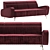 Contemporary Harrison Sofa Model 3D model small image 1