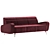 Contemporary Harrison Sofa Model 3D model small image 2