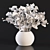 Sunshine Bouquet in Glass Vase 3D model small image 3