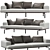 Sumo V-Ray Sofa 3D Model 3D model small image 1