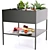 Metallic Quadrangular Garden Console | La Redoute 3D model small image 2
