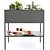 Metallic Quadrangular Garden Console | La Redoute 3D model small image 3
