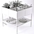 Metallic Quadrangular Garden Console | La Redoute 3D model small image 6