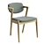  Scandinavian Style No. 42 Chair 3D model small image 1