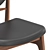 Scandinavian Style Chair in Wenge 3D model small image 4