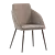 Modern Kvini Dining Chair in Corolla Brown-Pink 3D model small image 2