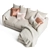 Elegant Podge Sofa Chaise Home 3D model small image 4