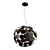Modern Sphere Pendant Light 3D model small image 2