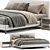 Luxurious Minotti Andersen Bed 3D model small image 1