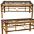 Modern Rectangular Cocktail Table 3D model small image 1