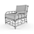 Mimi Relaxation Lounge Chair 3D model small image 3