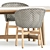Modern Outdoor Seating Set 3D model small image 3