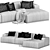  Modular Sofa Lounge Solution 3D model small image 4