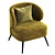 Modern Kitts Chair Design 2015 3D model small image 3