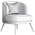 Modern Kitts Chair Design 2015 3D model small image 7