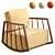 Comfort Rocking Chair | Hamm 3D model small image 1