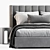 West Elm Shelter Bed 3D Model 3D model small image 2
