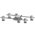 Modern Ceiling Light Fixture Design 3D model small image 2