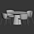 Luxury Dining Set with 3D Models 3D model small image 5