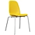 LEIFARNE Dining Chair Yellow/White 3D model small image 1