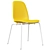 LEIFARNE Dining Chair Yellow/White 3D model small image 2