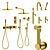 Fantini Nostromo Bathroom Fixtures Set 3D model small image 3