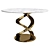 Elegant Onyx Dining Table 3D model small image 1