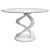 Elegant Onyx Dining Table 3D model small image 2