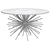 Starburst Brass Coffee Table 3D model small image 2
