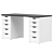 Compact Workspace Desk Storage Solution 3D model small image 5