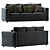 FINNALA by IKEA 3-Seat Sofa 3D model small image 6