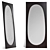 Mabelle Urban Outfitters Floor Mirror 3D model small image 1