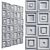 Modern 3D Wall Frames 2015 3D model small image 1