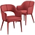 Modern Grey Steel Chair 3D model small image 6
