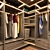 Deco Storage Wardrobe Kit 3D model small image 4