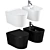 Sleek Wall-Hung Bidet Design 3D model small image 1