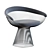 Knoll Platner Set: Armchair & Table 3D model small image 3