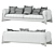  Poroda Modern Sofa: 3D Model 3D model small image 2