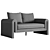 Mabelle Sofa by Urban Outfitters 3D model small image 7