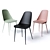 Contemporary White Label Living Chair 3D model small image 1