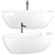 Luxury Versatile SHUI COMFORT Bathtub 3D model small image 1