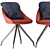 Ergonomic OGOGO Dexter Chair 3D model small image 3