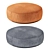 Orlando Seamed Square Ottoman 3D model small image 4