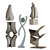Diverse PBR Abstract Sculptures Kit 3D model small image 2
