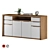 Elegant Buffet Sideboard Decoration Set 3D model small image 1