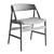 Mid Century Dining Chair Classic 3D model small image 5