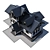 Contemporary Individual Mansion Model 3D model small image 5