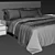 Modern Poliform Bruce Bed 3D Model 3D model small image 4