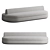 Cozy Fabric Balzac Sofa 3D model small image 1